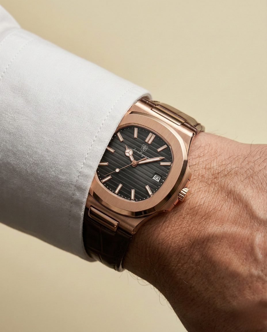 Elite Wijzerplaat Stalen Horloge