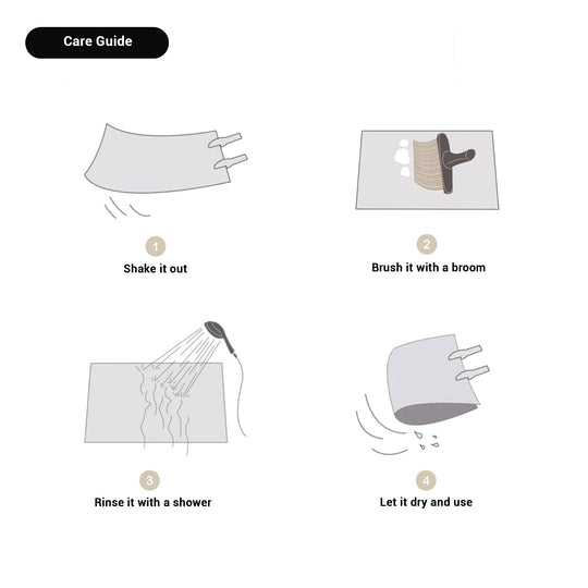 Scandinavische Badmat met Antislip & Absorberend Ontwerp