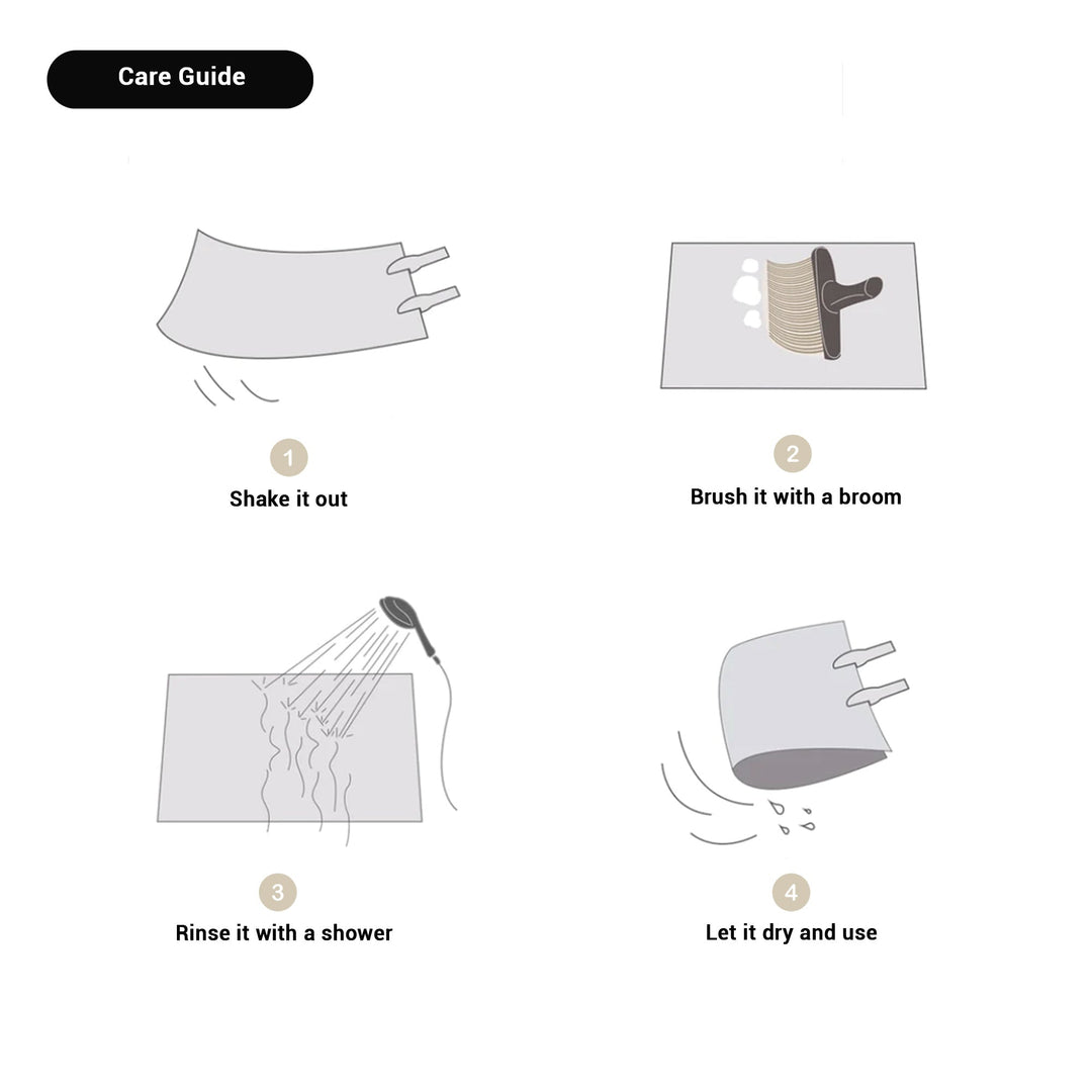Scandinavische Badmat met Antislip & Absorberend Ontwerp