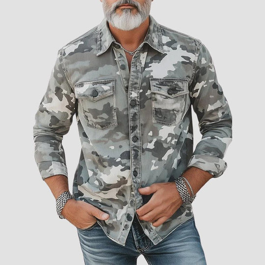 Stijlvol Camouflage Overhemd voor Heren
