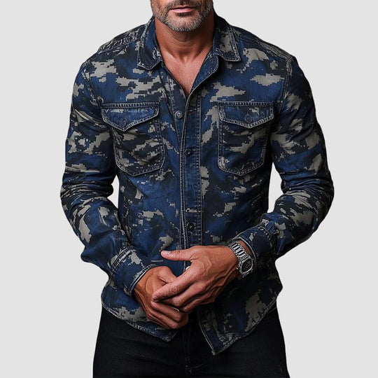 Stijlvol Camouflage Overhemd voor Heren