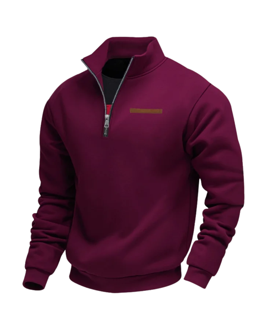 Casual Fleece Hoodie with Zipper