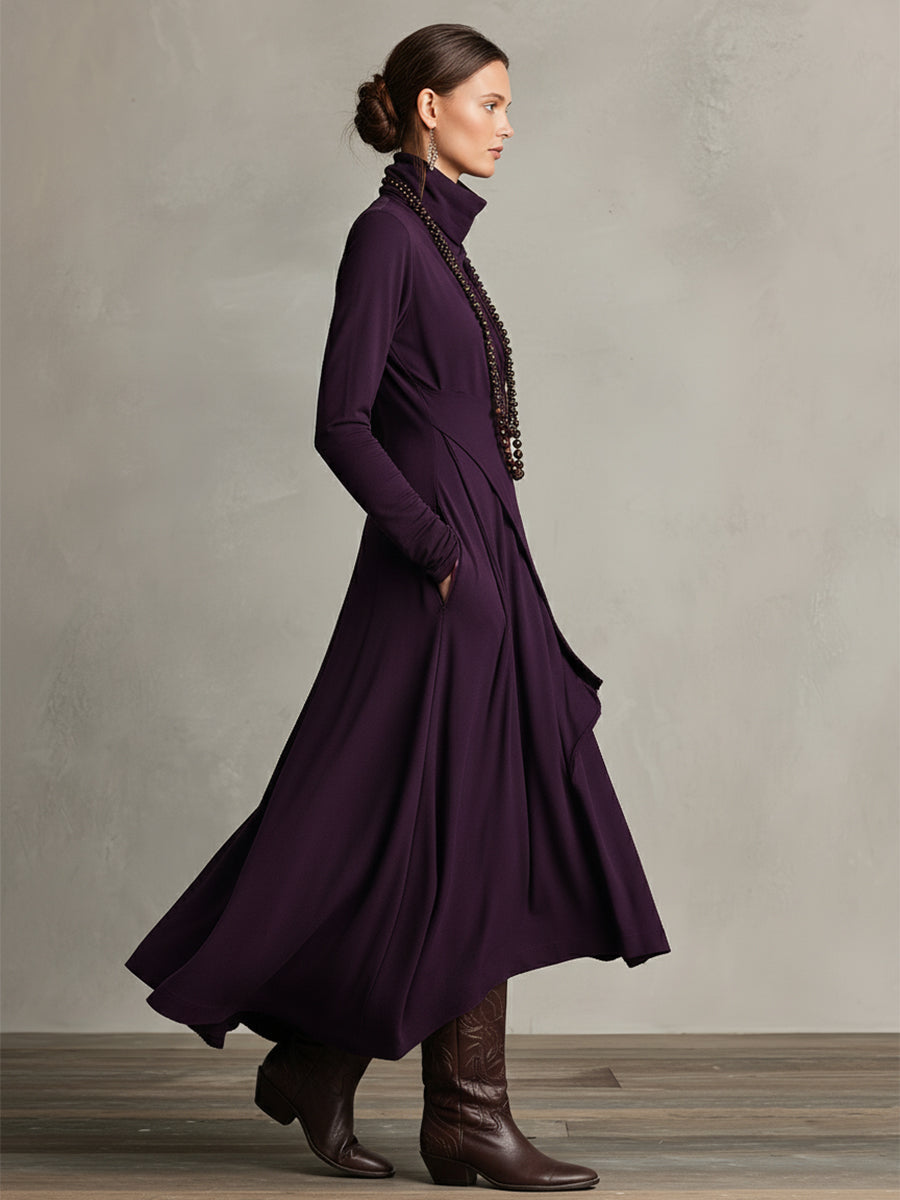 Nori™ | Moderne Flowy Maxi Jurk