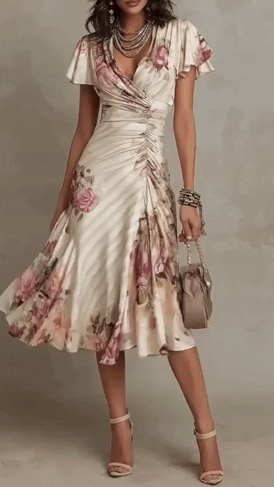 Vina™ | Stijlvolle Wikkel Midi Jurk (copy)