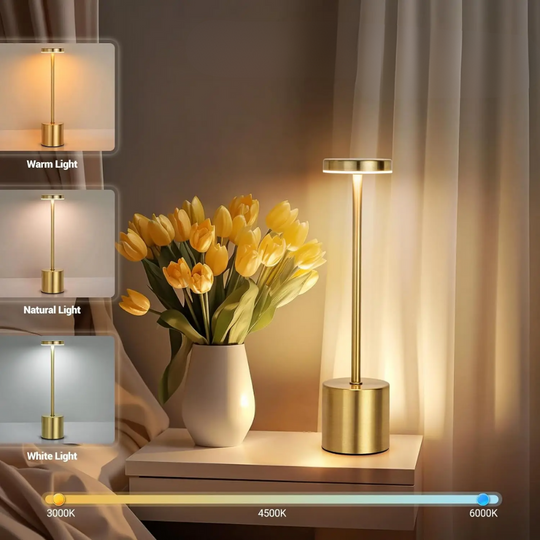 Elegante H-Vormige LED Designlamp met USB-C Oplaadfunctie